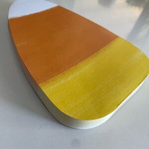 Molly & Rex Halloween Fall Orange & Yellow Candy Corn Paper Notepad